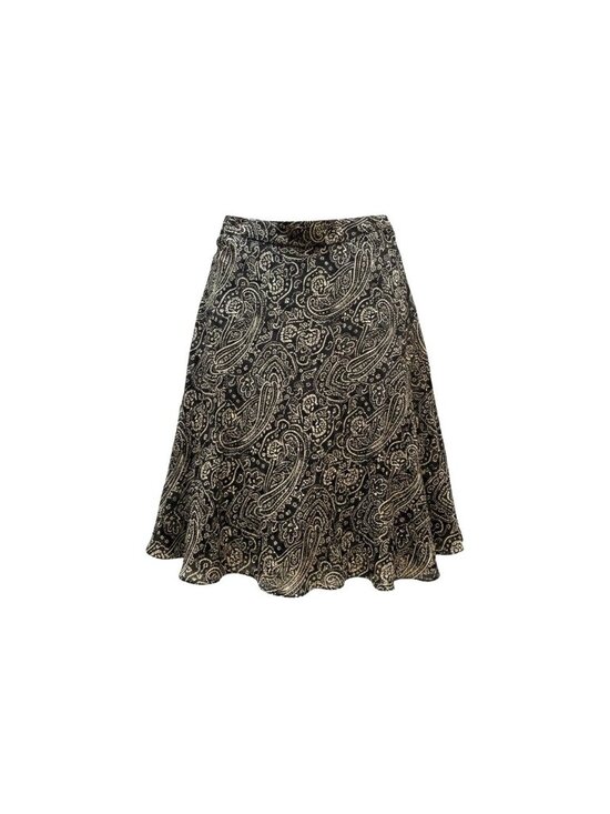 Jones New York Dresses & Skirts - Jones New York Paisley Skirt Size 4 Black & Cream Mid-Length Lined Flowy Style